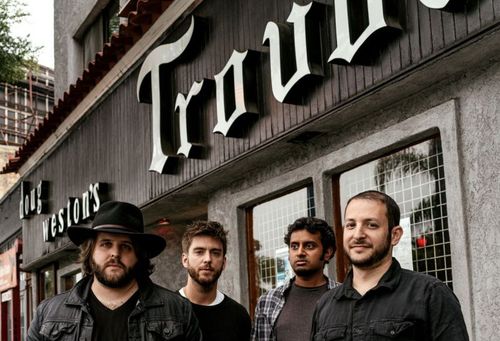 Ian Abel and band outside The Troubadour in Los Angeles / Photo courtesy of Tom George