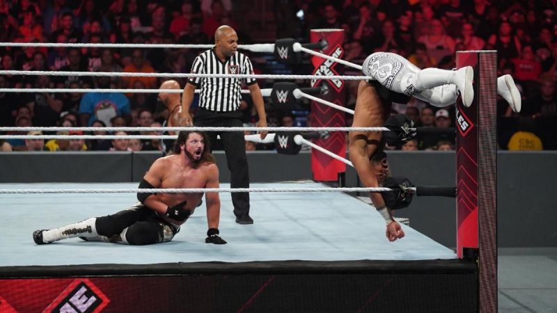 AJ Styles got a little assistance