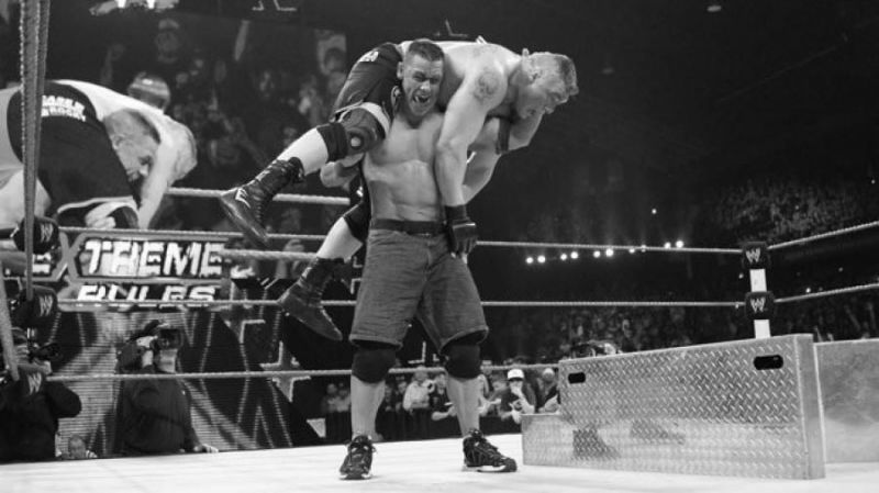 Image result for john cena vs brock lesnar extreme rules