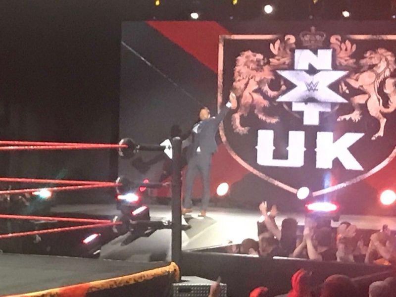 Nigel McGuinness and Vic Joseph get a huge ovation to start the show