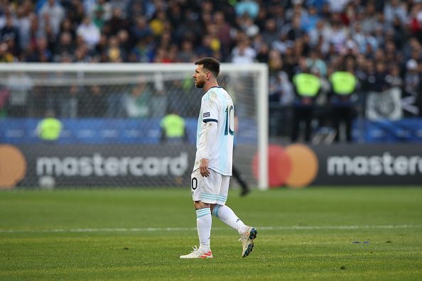 Messi faltered again on the international scene