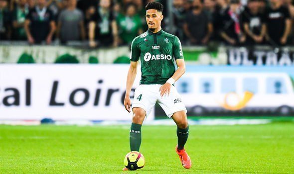 William Saliba is set to be signed by Arsenal and loaned back to St Etienne