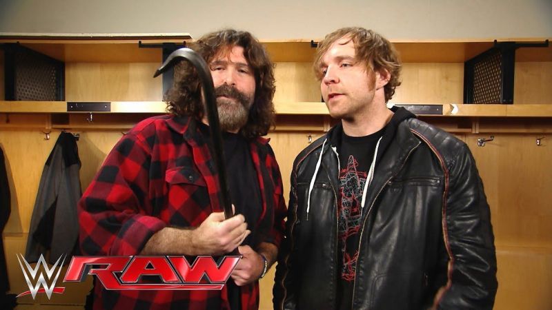 Foley and Ambrose engaged in a war of words which sadly didn't culminate in a match.