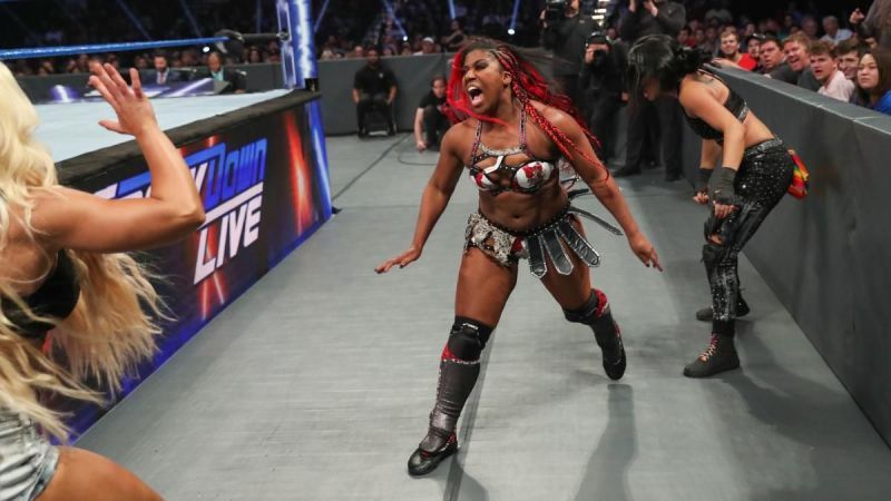 Ember Moon hasn&#039;t had it very easy on the blue brand