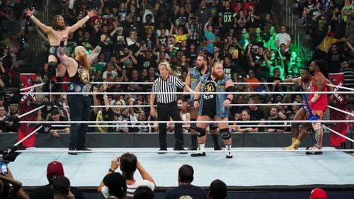 SmackDown Tag Team titles match at Extreme Rules.