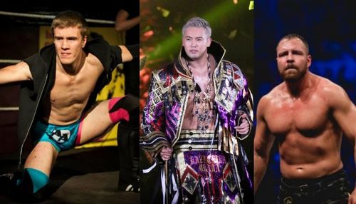 Will Ospreay, Kazuchika Okada, Jon Moxley