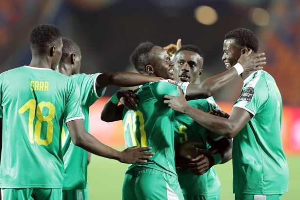 Senegal&#039;s Talisman, Sadio Mane, celebrates his game-winning strike