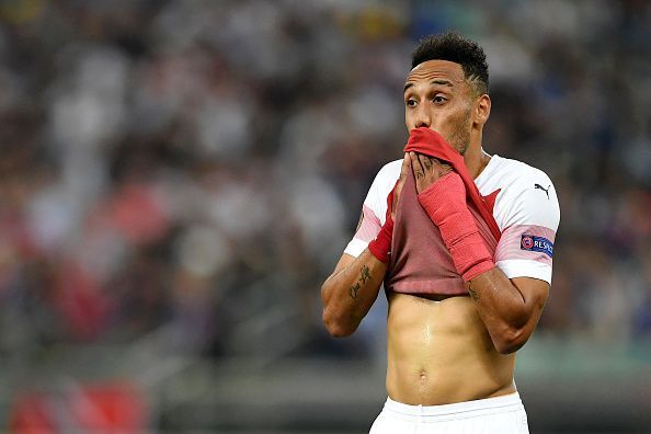 Aubameyang has been linked with a move to Manchester United in the recent weeks