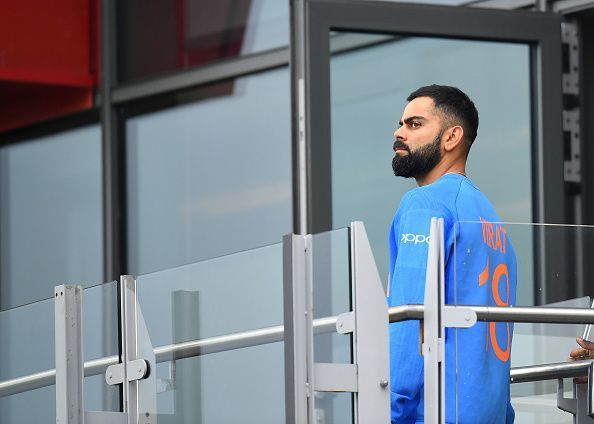 Virat Kohli during the World Cup semi-final against New Zealand.