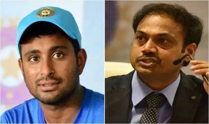 Ambati Rayudu and MSK Prasad