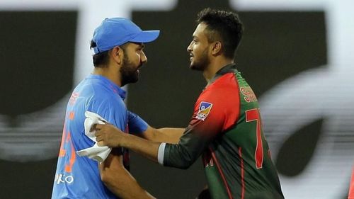 Rohit Sharma and Shakib Al Hasan