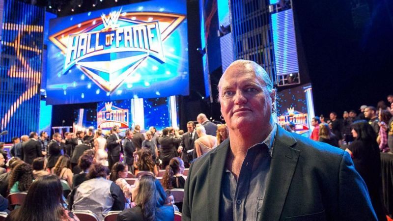 Gangrel at the 2018 WWE Hall of Fame ceremony.