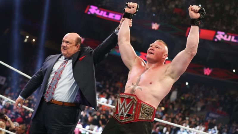 Brock Lesnar became a three-time Universal Champion