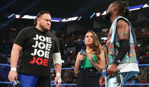 Kofi Kingston (right) recently defended his WWE Championship against Samoa Joe at WWE's Extreme Rules event