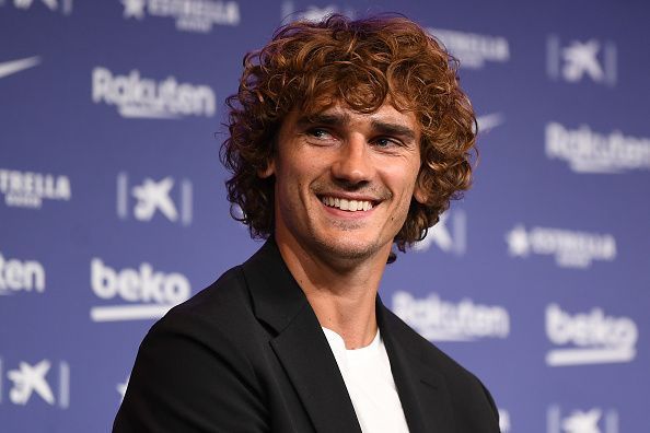 FC Barcelona Unveil New Player Antoine Griezmann