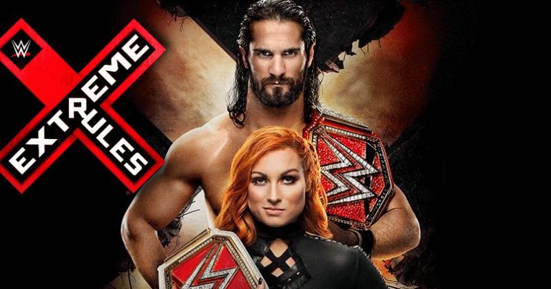 The promotional poster for Extreme Rules