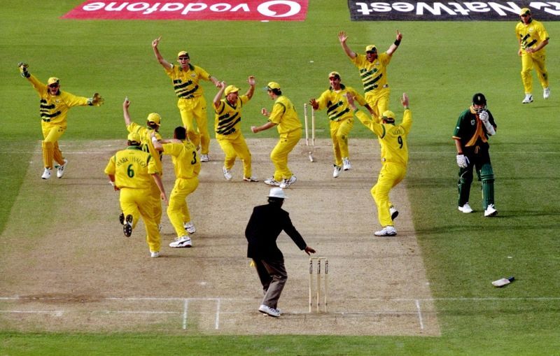 The match was tied but Australia progressed to the final because of a superior head to head