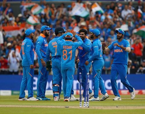 The Indian team at the World Cup