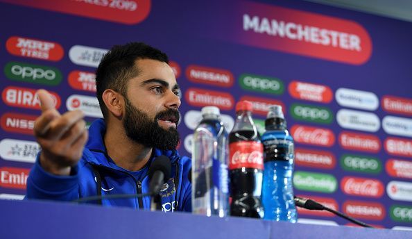 Virat Kohli at a press conference