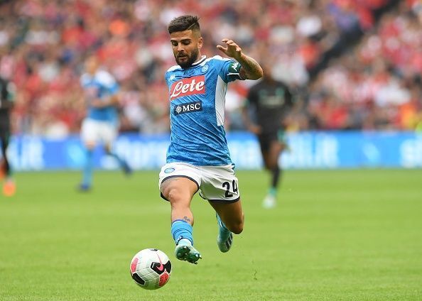 Lorenzo Insigne was the standout player on the pitch