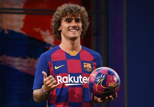 FC Barcelona unveil new signing Antoine Griezmann