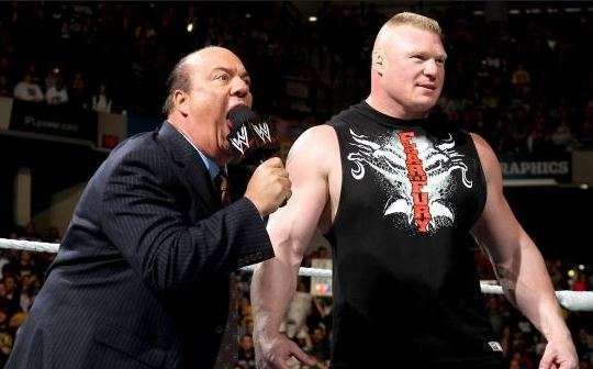 Heyman and Lesnar