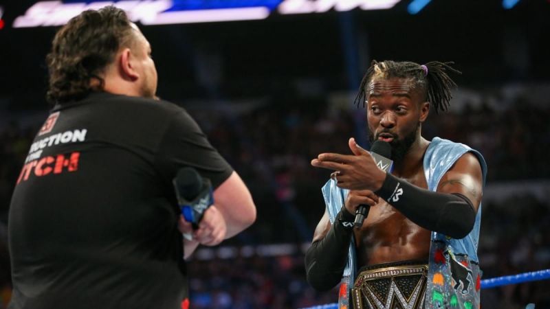 Kofi Kingston addresses Samoa Joe on Smackdown Live