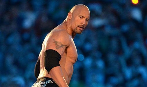 The Rock during his last WWE run