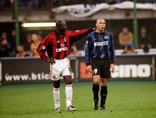 George Weah and Ronaldo