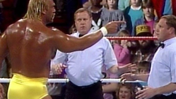 Hogan was seeing double when Earl and twin brother Dave Hebner both appeared on Saturday Night&#039;s Main Event