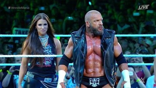 Triple H and Stephanie