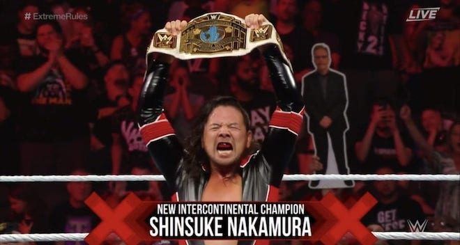 Shinsuke Nakamura is the new Intercontinental Champion