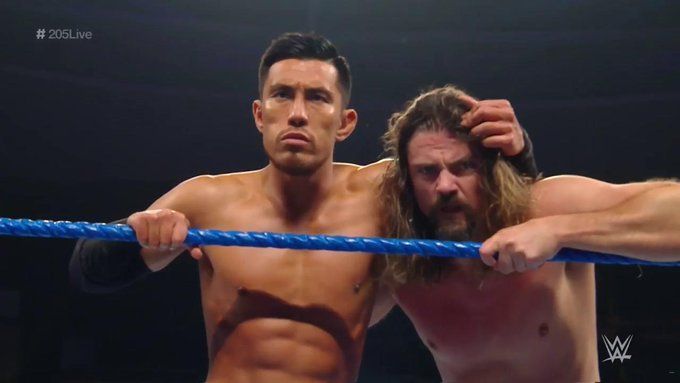 Akira Tozawa finally returned to aid Brian Kendrick against the Singh Brothers