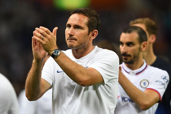 Frank Lampard at the Barcelona v Chelsea - Preseason Friendly