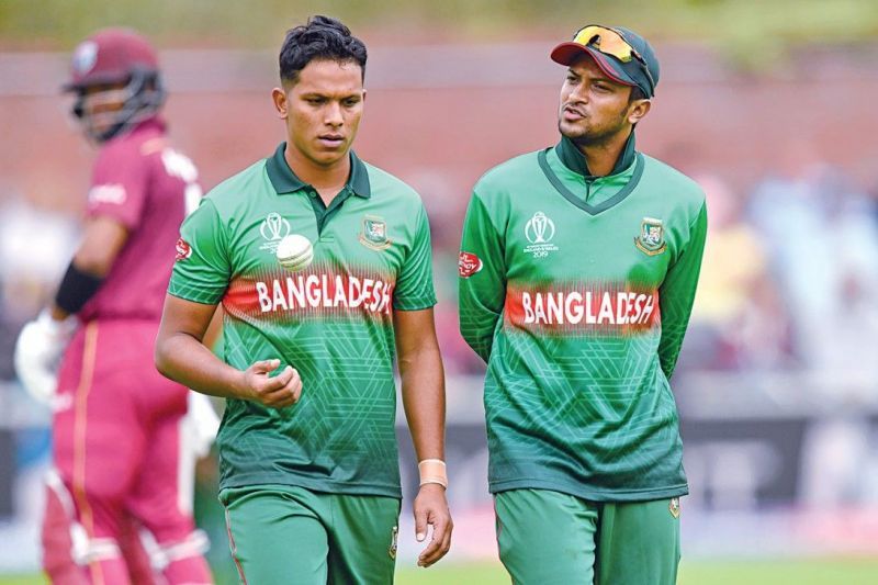 Mohammad Saifuddin (L) is the third highest-wicket taker for Bangladesh