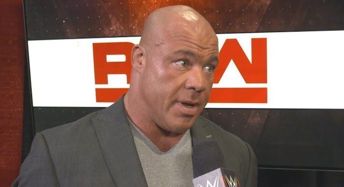 Kurt Angle&#039;s last match in WWE was against Baron Corbin