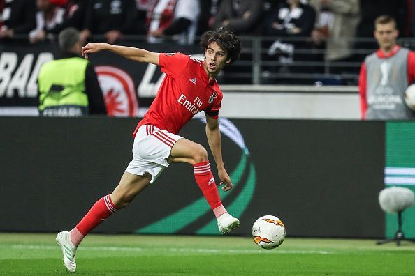 Joao Felix in action in the Europa League.