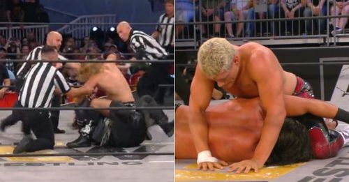 All Elite Wrestling's Fight For The Fallen PPV ended with The Rhodes' taking on The Jacksons