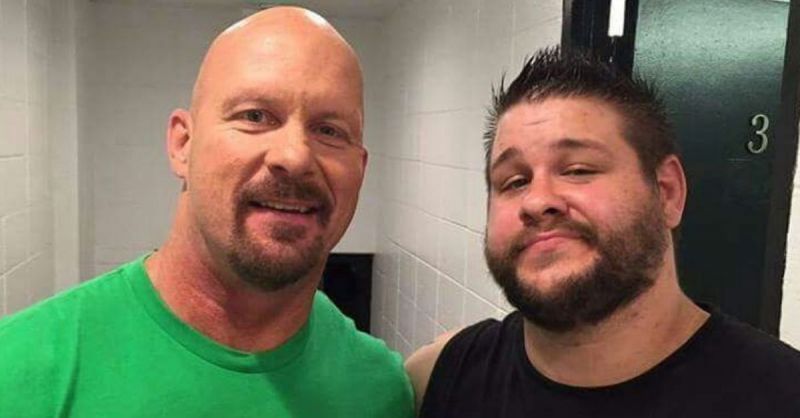 Stone Cold Steve Austin and Kevin Owens