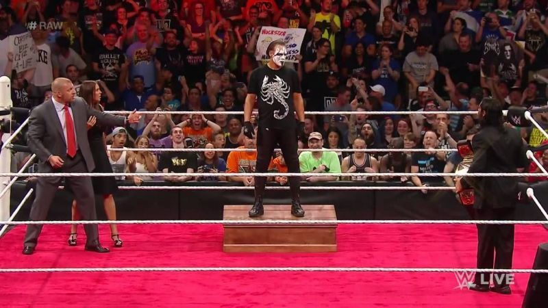 Sting made an Unexpected return on the Raw after Summerslam 2015.
