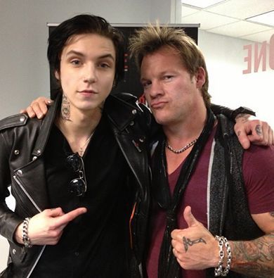 Andy Biersack and Chris Jericho