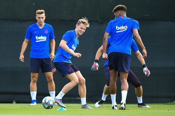 FC Barcelona Pre-Season Training Session