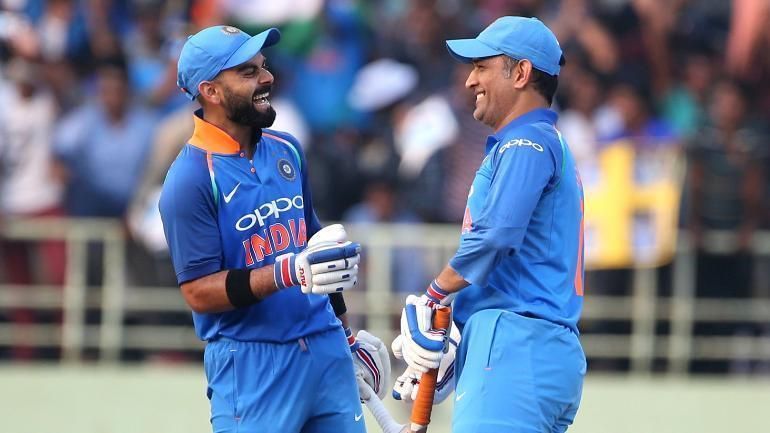 Virat Kohli and MS Dhoni