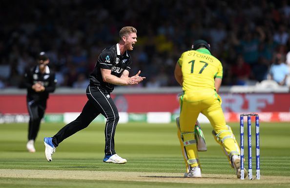 Marcus Stoinis batting against New Zealand