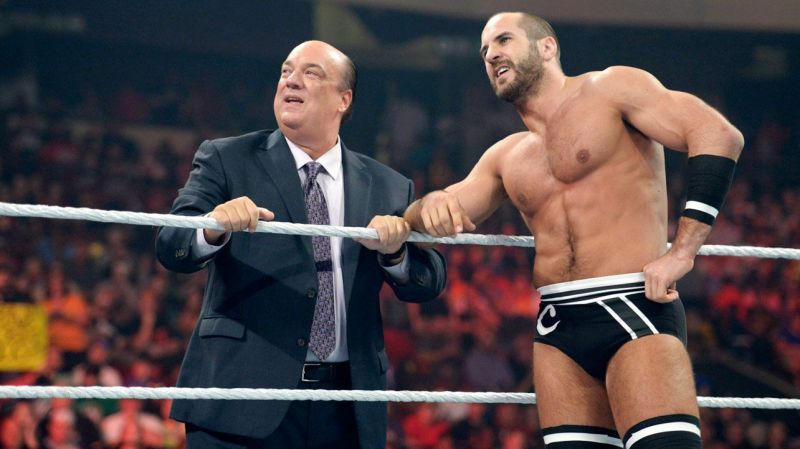 Cesaro with Paul Heyman