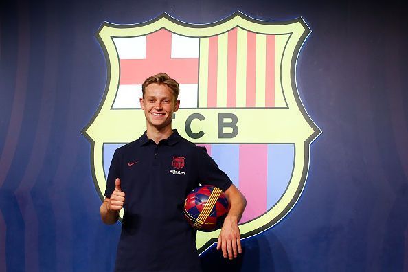 FC Barcelona Unveil New Player Frenkie de Jong