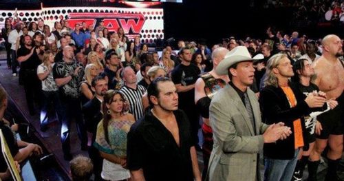 The WWE Roster in 2008.