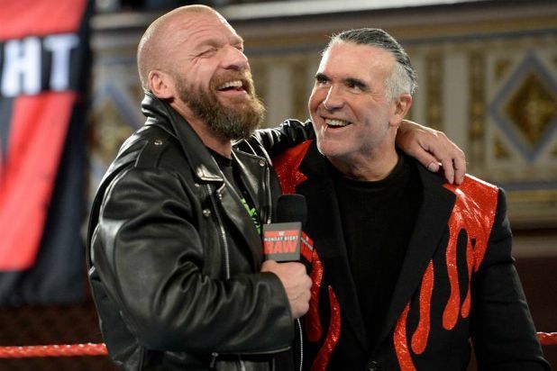 Triple H with Scott Hall