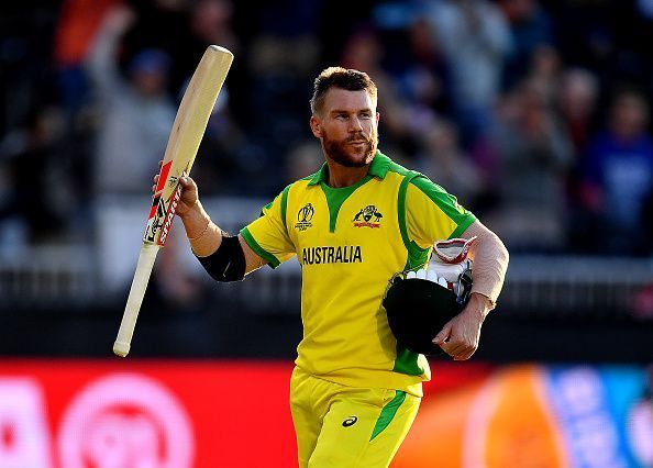 David Warner recorded the highest individual score of 166 in World Cup 2019