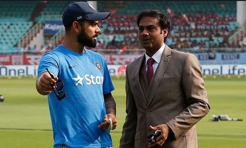 Virat Kohli and MSK Prasad